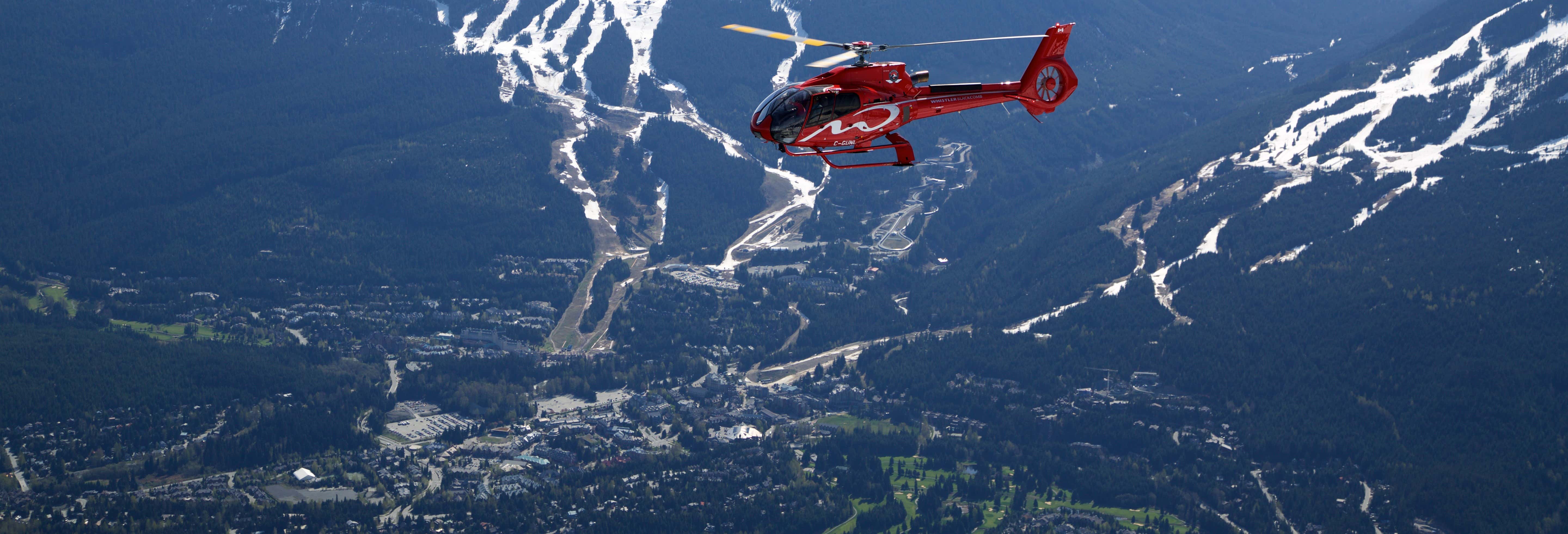 Giro in elicottero su Whistler