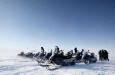 Aventura en moto de nieve