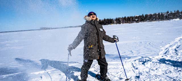 Passeggiata con racchette da neve sul Grande Lago degli Schiavi