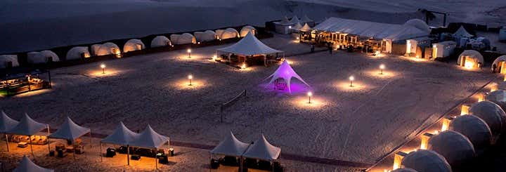 Notte nel deserto di Khor Al Adaid