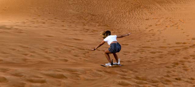 Corso di sandboarding sul colle Dragón
