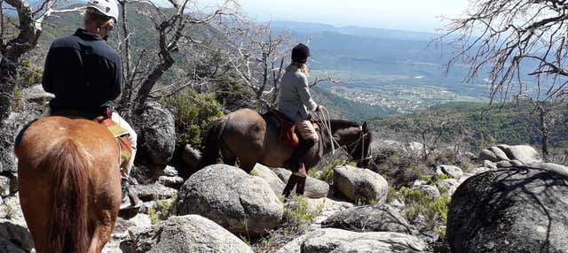 Passeggiata a cavallo nella valle Hermoso