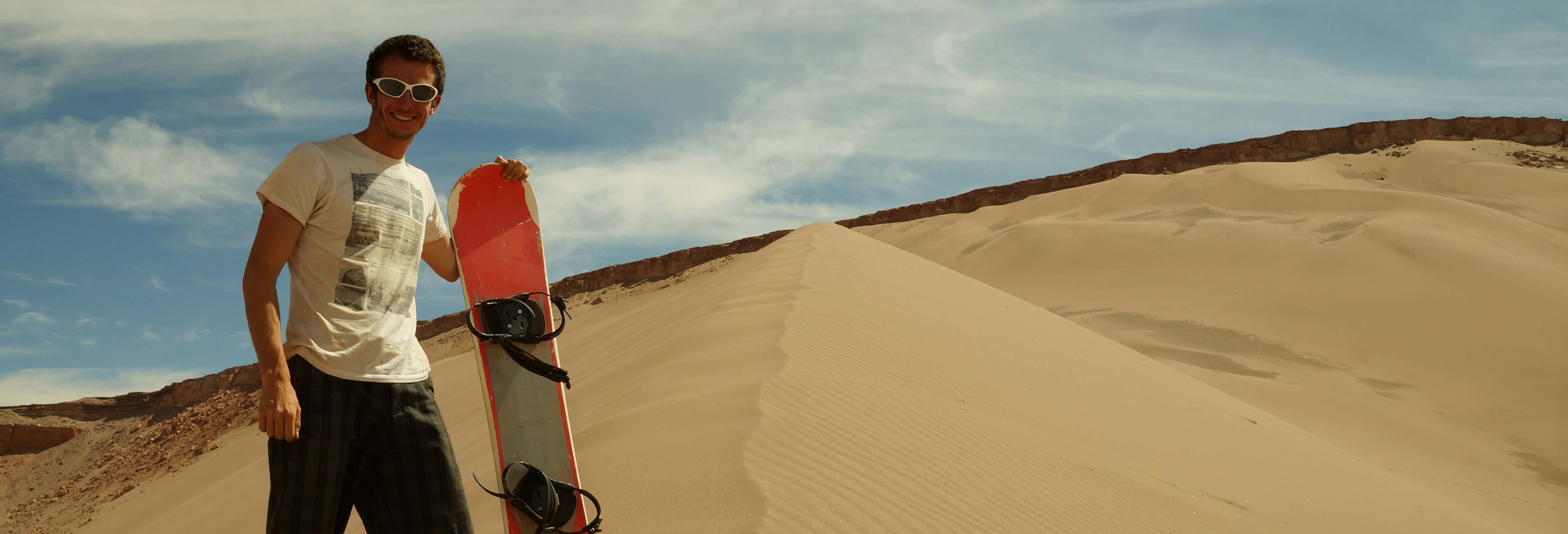 Sandboarding nella Valle de la Muerte