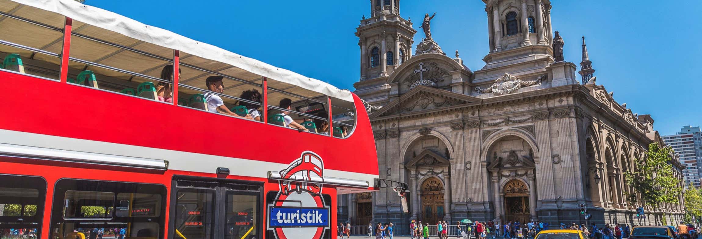 Autobus turistico di Santiago del Cile