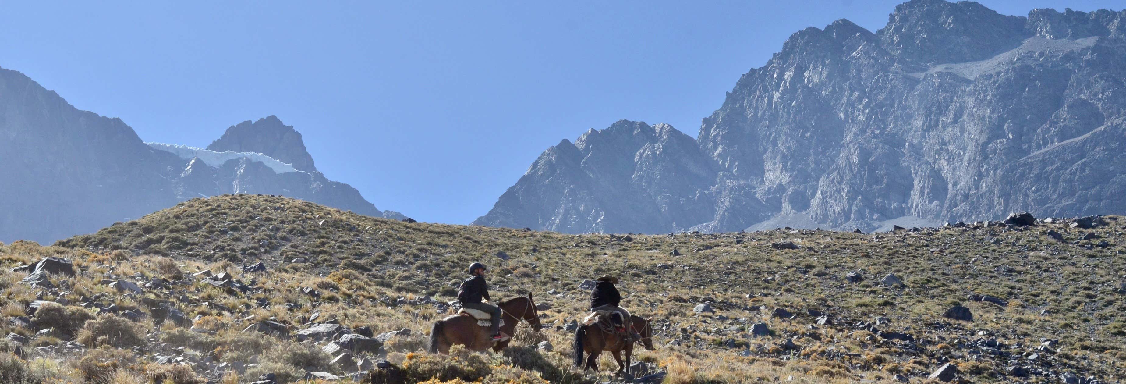 Passeggiata a cavallo nel Cajón del Maipo