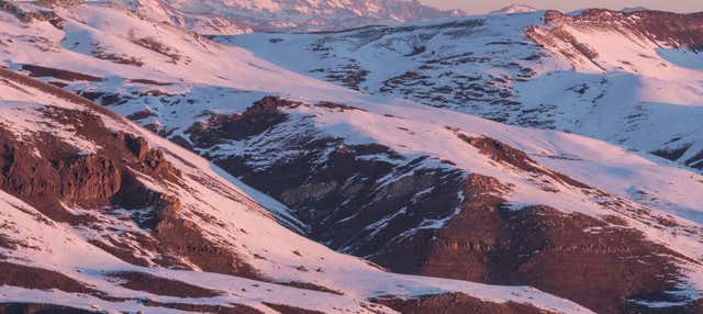 Escursione al Valle Nevado al tramonto