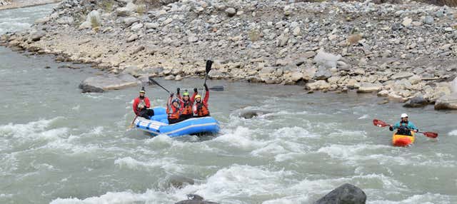 Rafting privato sul fiume Maipo