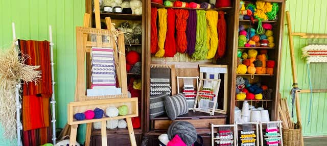 Laboratorio di artigianato tessile mapuche