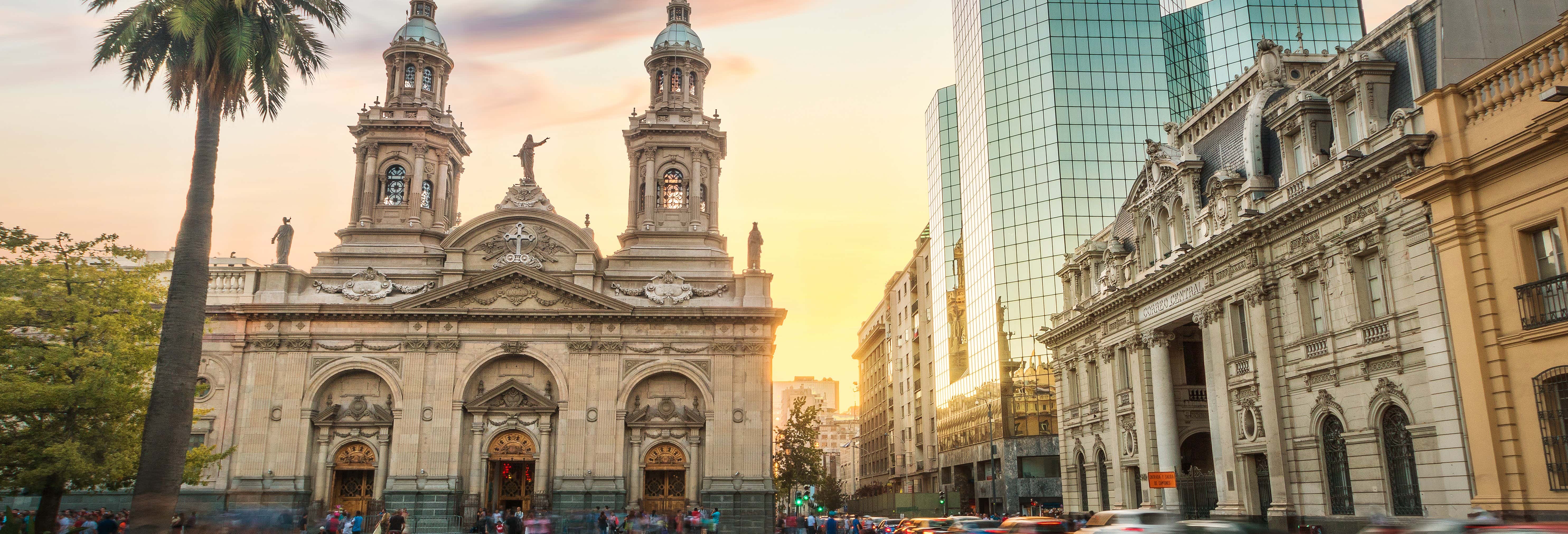 Visita guiada pelo centro histórico de Santiago