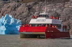 Grey Lake Boat Trip + Beach & Glacier Visit
