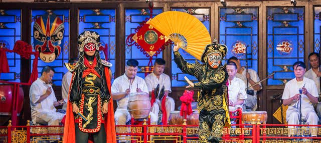 Spettacolo di opera del Sichuan