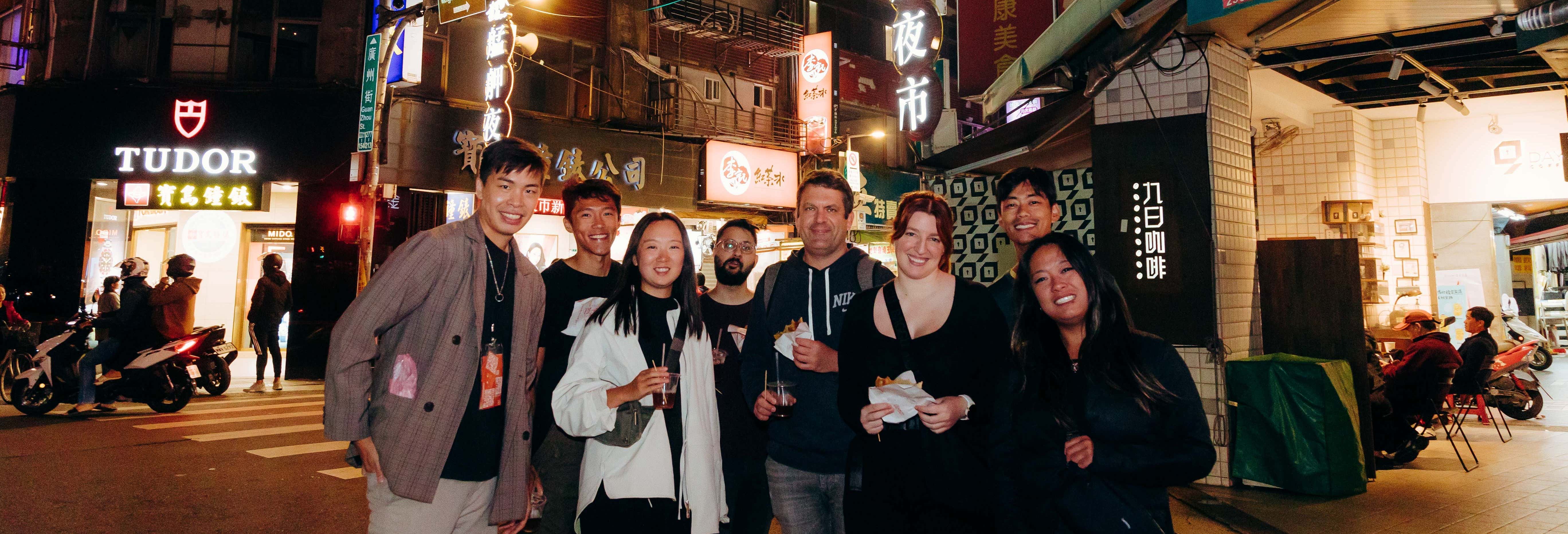 Tour gastronómico nocturno por Taipéi