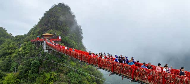 Entradas para el teleférico del pico Ruyi