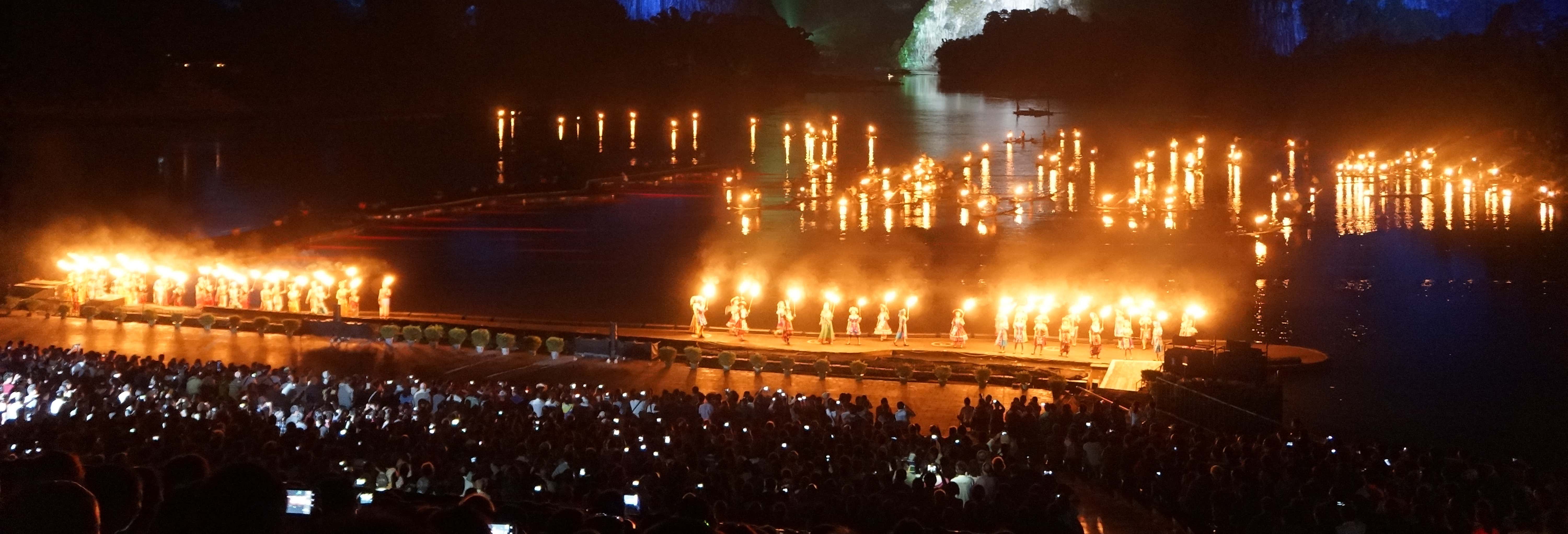 Spettacolo Impression Liu Sanjie sul fiume Li