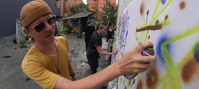 Laboratorio privato di graffiti a Bogotá