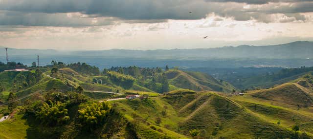 Volo in parapendio sul Quindío