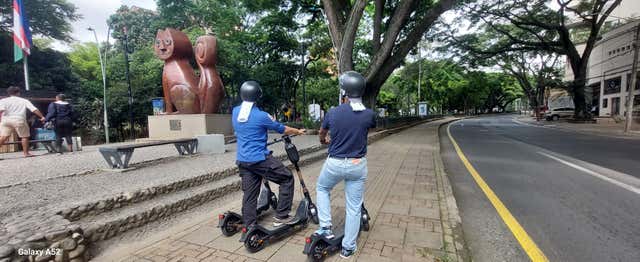 Balade en trottinette électrique dans Cali
