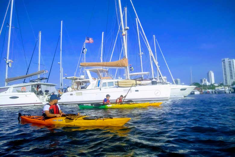 Tour en kayak por Cartagena