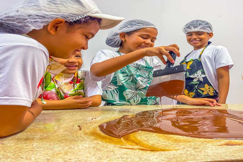 Taller de chocolate en Cartagena de Indias