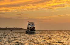 Paseo en barco al atardecer por la bahía de Cartagena