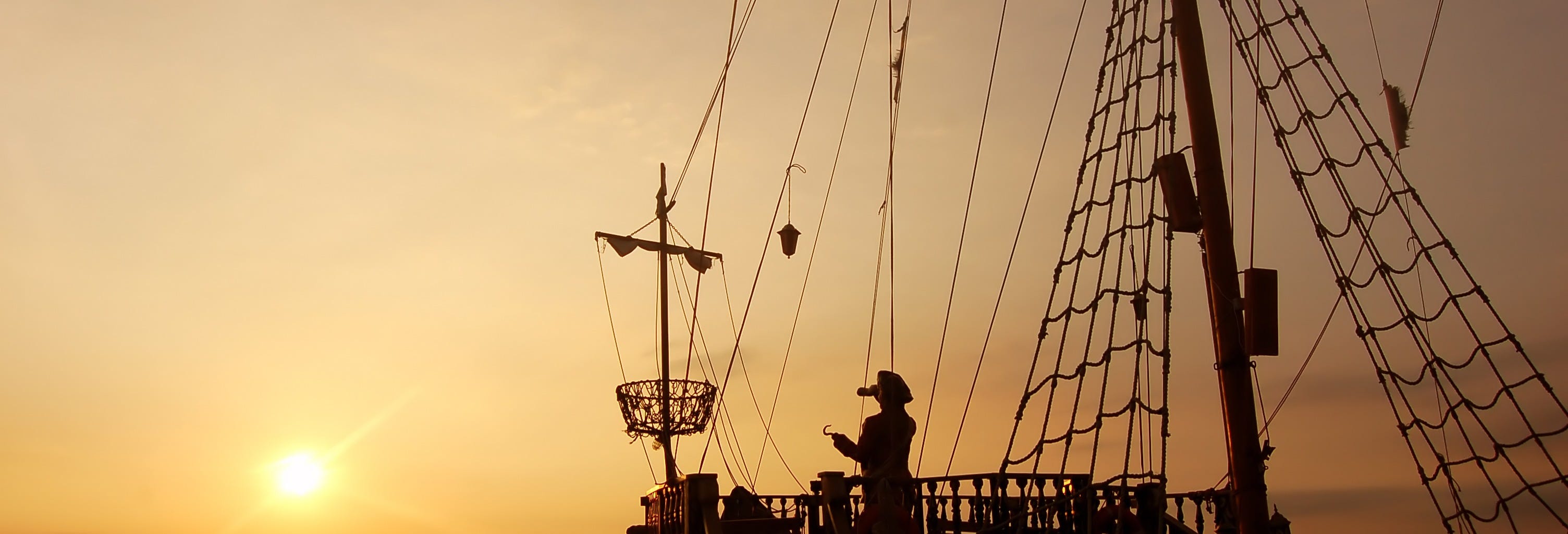 Sunset Pirate Boat Ride