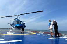 Festa caribenha de barco + Passeio de helicóptero