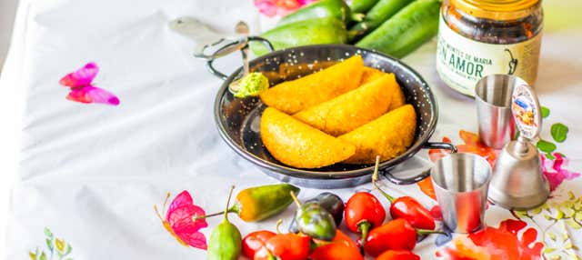 Degustación de comida callejera en Cartagena de Indias