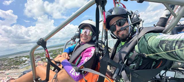 Vuelo en paratrike por Cartagena