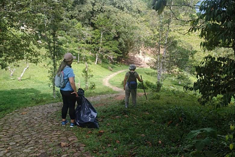 Senderismo por el Camino Real desde Guaduas