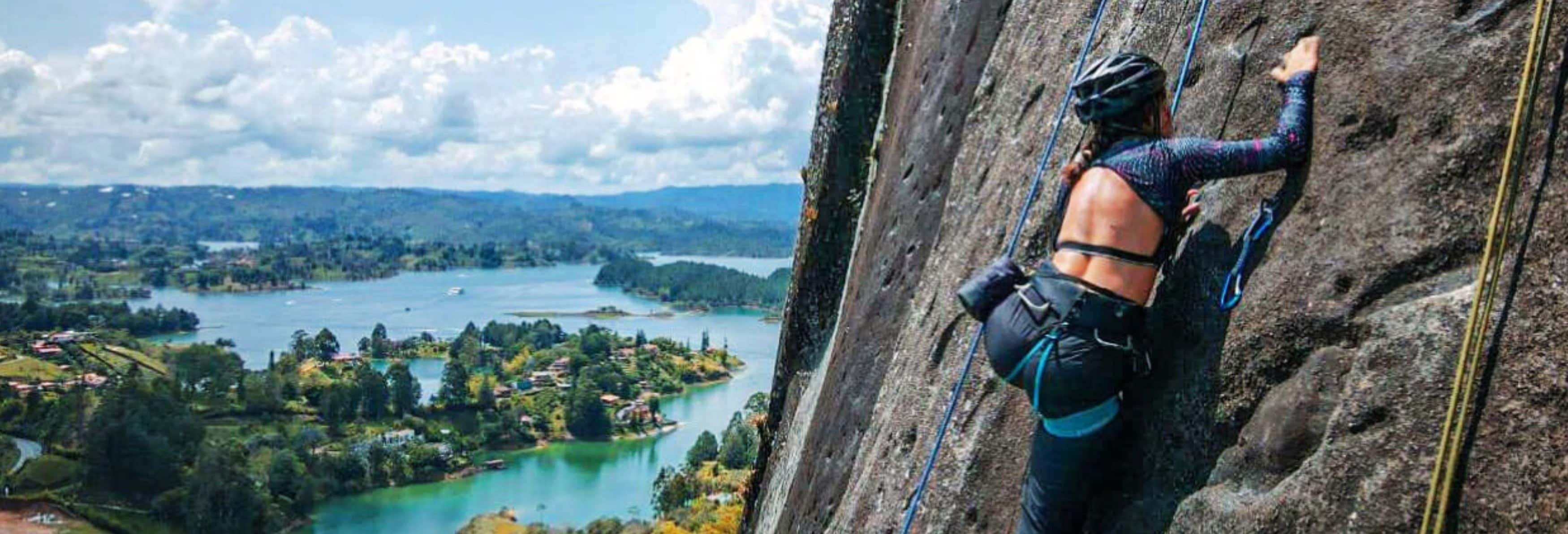 Arrampicata sulla Piedra del Peñol