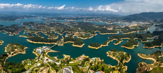 Giro in elicottero a Guatapé