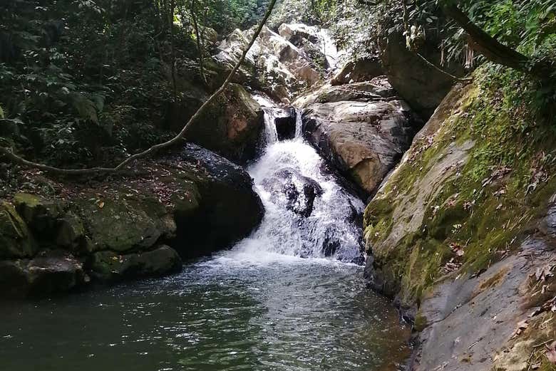 Take a dip in the natural pool at the waterfall - Take a dip in the natural pool at the waterfall
