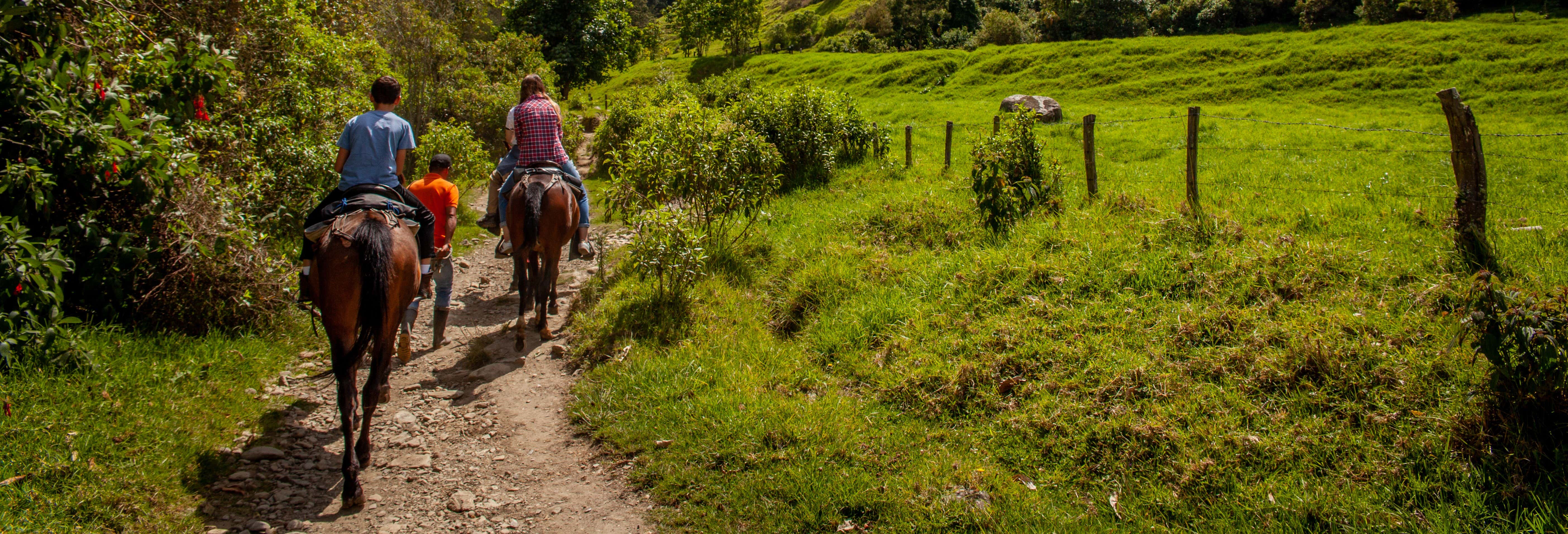 Passeggiata a cavallo a Jardín