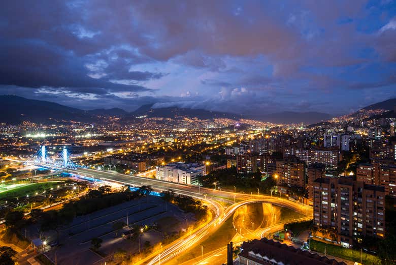 See Medellin's skyline at night! - See Medellin's skyline at night!
