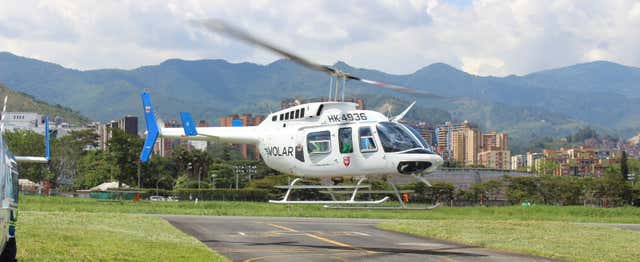 Vol en hélicoptère à Medellin