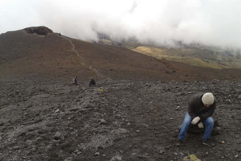 Hiking up the Puracé volcano - Hiking up the Puracé volcano