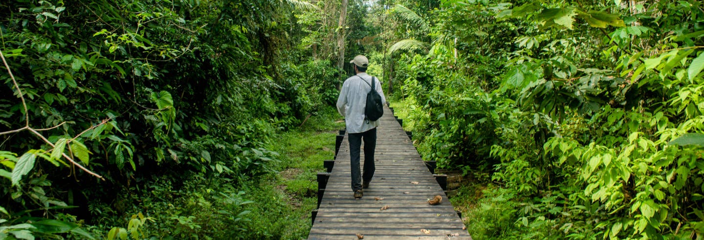 Hiking in Amacayacu National Park