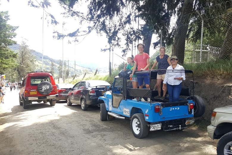 A bordo el jeep - A bordo el jeep