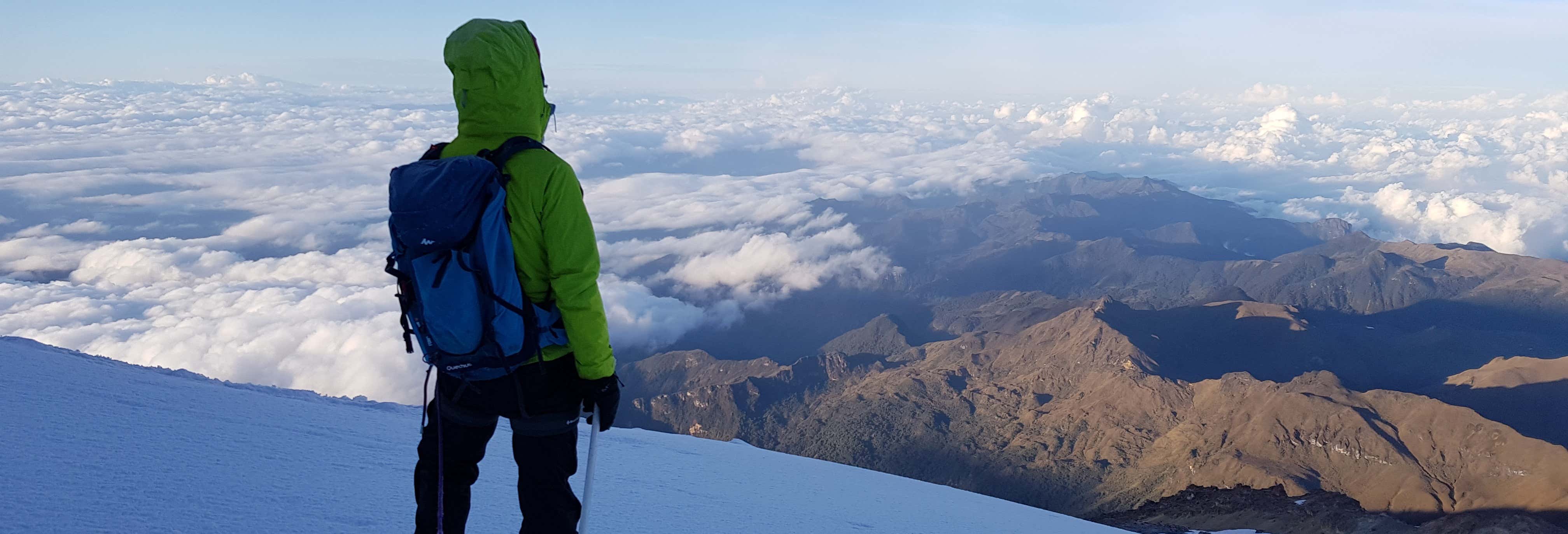 Itinerario di trekking privato di 4 giorni al Nevado del Tolima