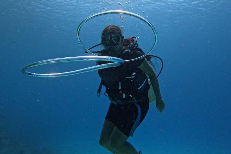 Buceando en el litoral de San Andrés - Buceando en el litoral de San Andrés