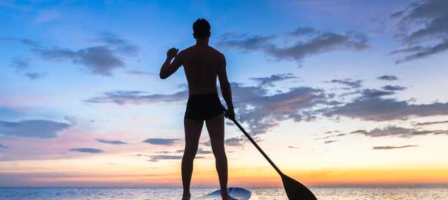 Paddle surf nocturno en San Andrés