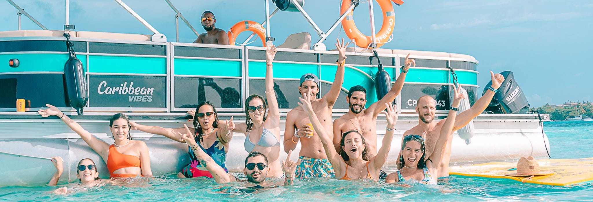 San Andrés Pontoon Boat Ride