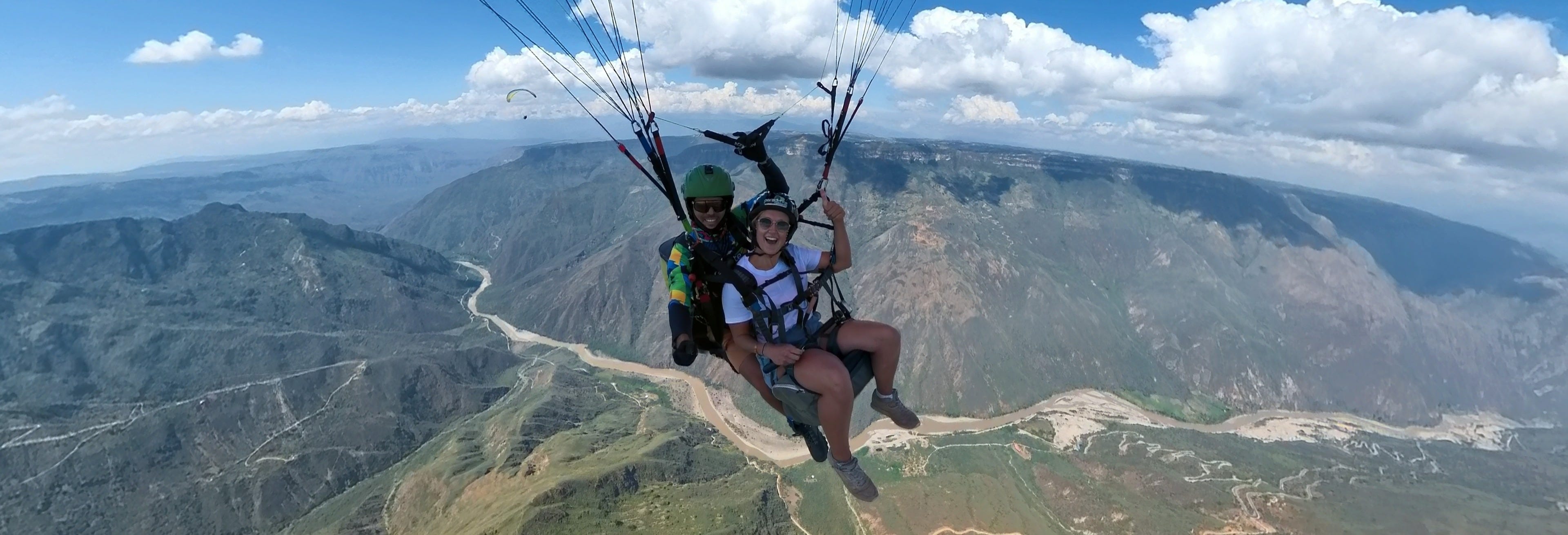 Chicamocha Canyon Paragliding Flight