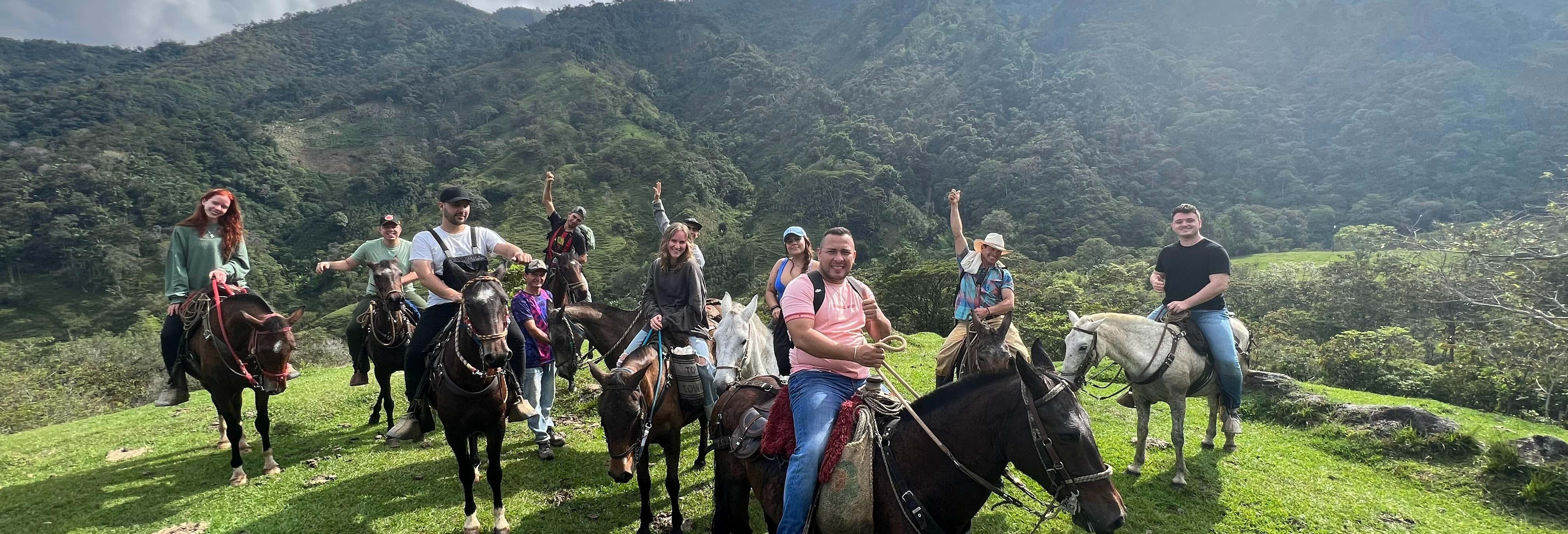Passeggiata a cavallo a Guatapé