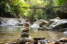 Abseiling in the Minca River Waterfalls