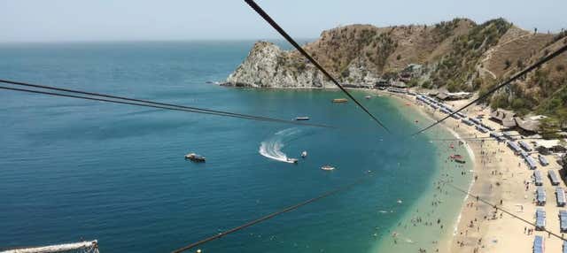 Zip line a Playa Blanca