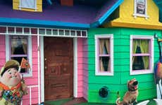 Ingresso das casas Disney do Parque Calypso
