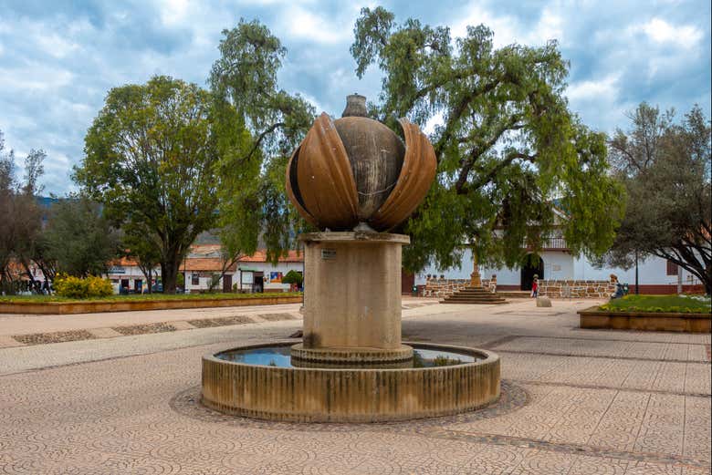 Sáchica in fountain - Sáchica in fountain