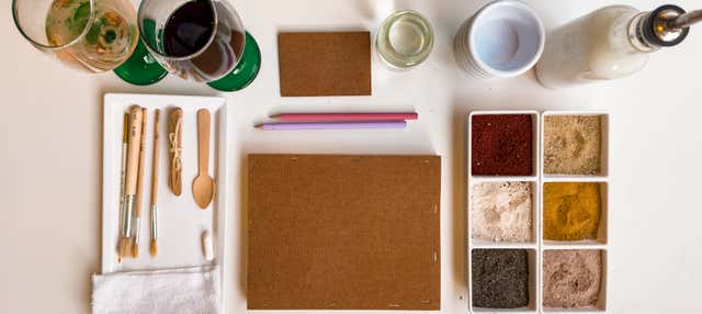 Laboratorio di pittura con la terra a Villa de Leyva