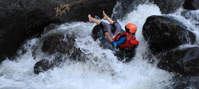 Tubing nel canyon del fiume Güape